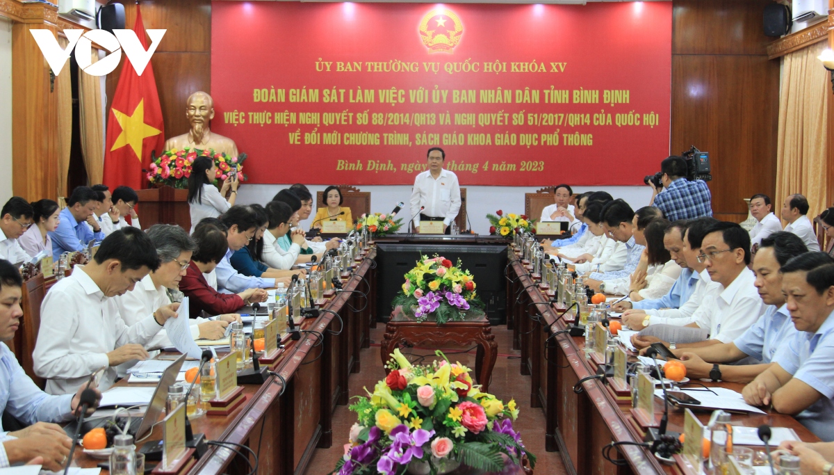 Phó Chủ tịch Quốc hội Trần Thanh Mẫn làm việc với UBND tỉnh Bình Định
